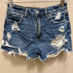 American Eagle mom shorts